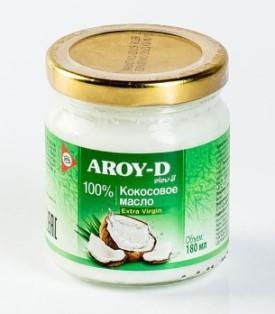 Кокосовое МАСЛО AROY-D 180 мл стекло.