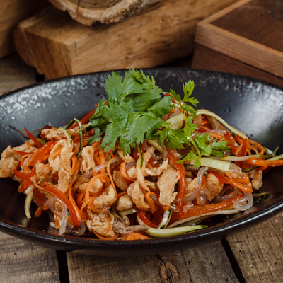 Корейский салат с курицей