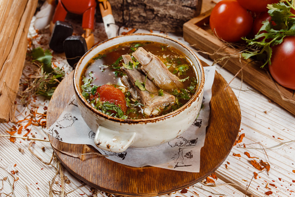 Шурпа из баранины с овощами