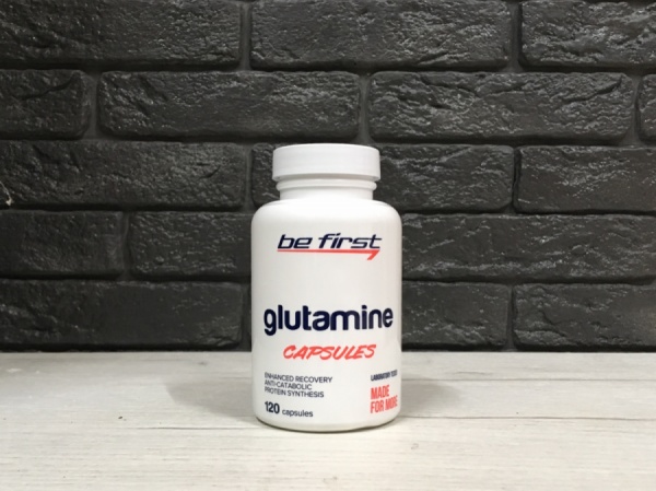 Be First Glutamine Capsules 120 капсул