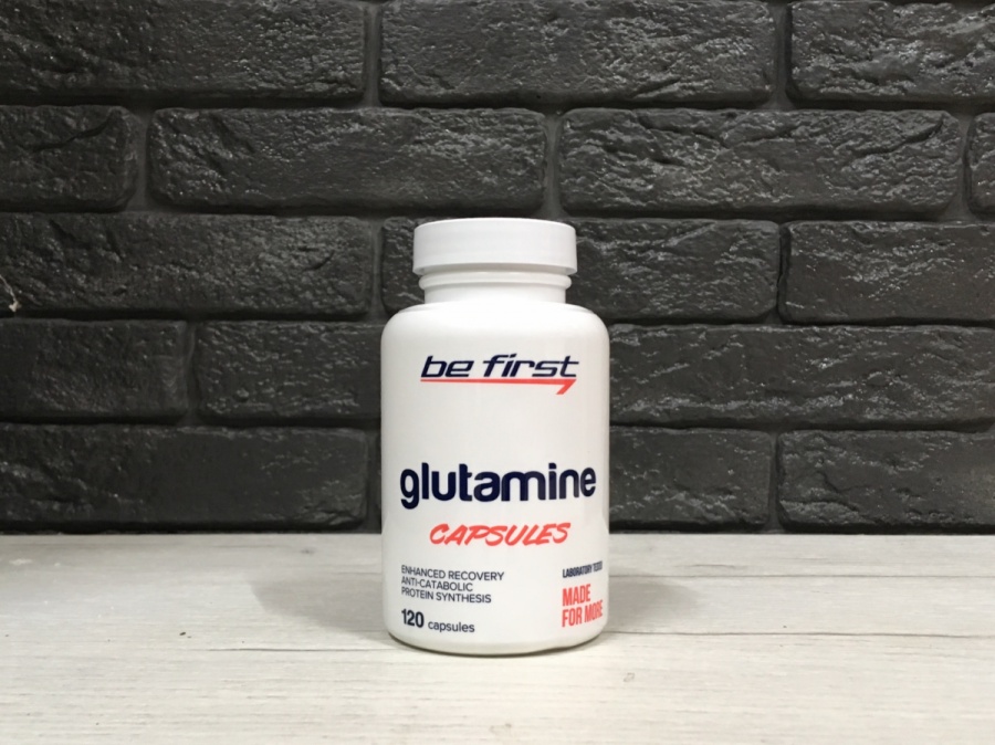 Be First Glutamine Capsules 120 капсул