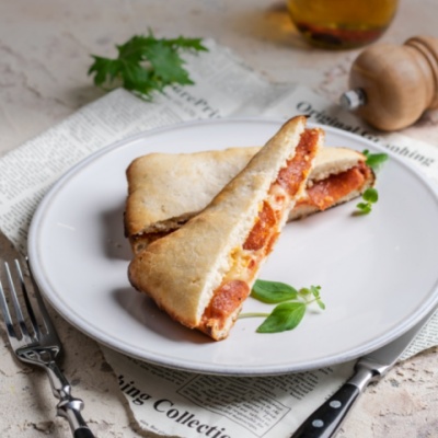 Панини с пепперони и сыром моцарелла