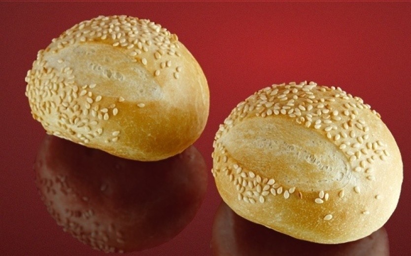 Булочка белая