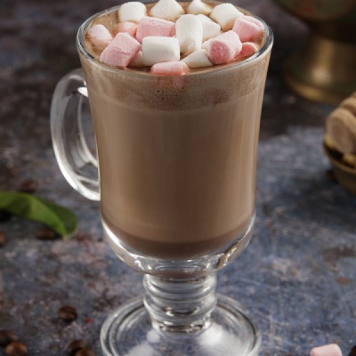Какао с зефирками