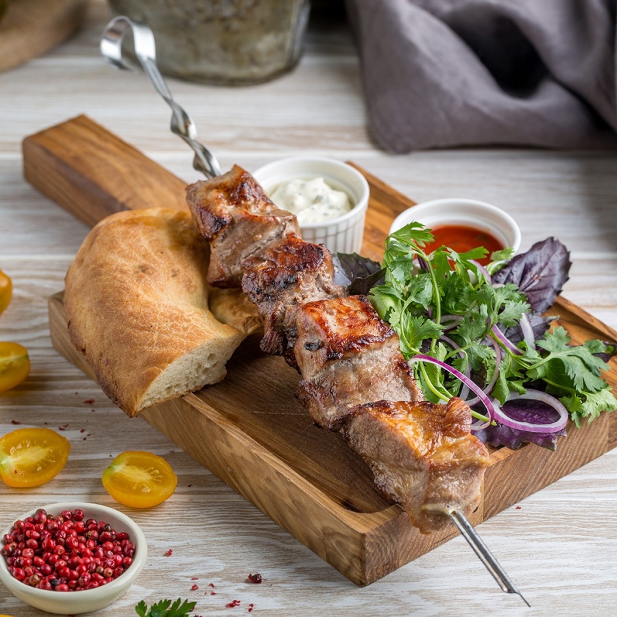 Шашлык из свиной шеи