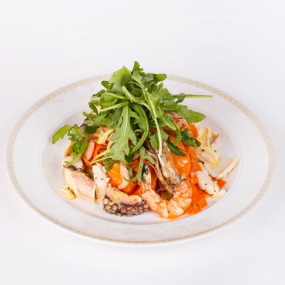 «Frutti di Mare» А-ля каталана из креветок,осьминога и кальмара