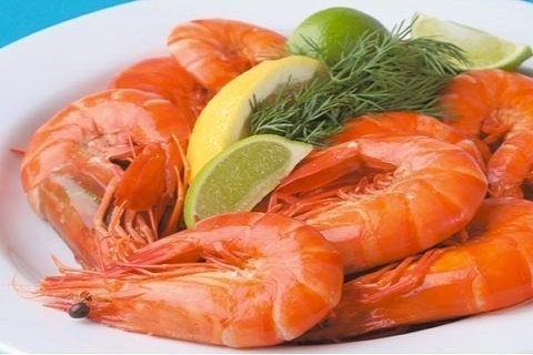 Креветки отварные