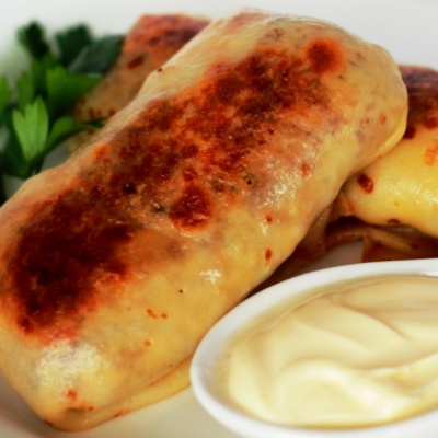 Блины с мясом