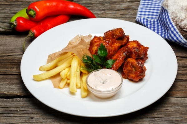 Куриные крылышки BBQ