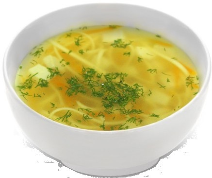 Куриный суп лапша