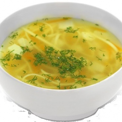 Куриный суп лапша