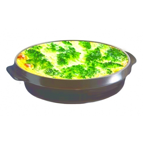 Брокколи и картофель с ветчиной