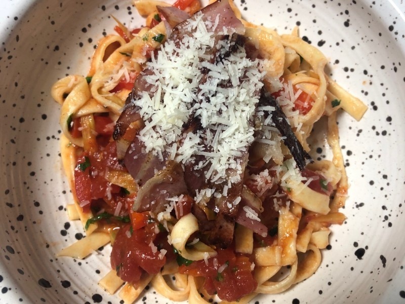 Amatriciana alle verdure/Аматричиана
