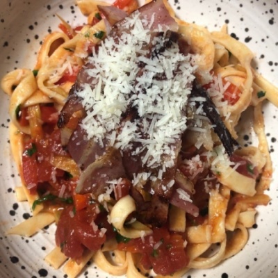 Amatriciana alle verdure/Аматричиана