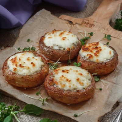 Шампиньоны с сыром