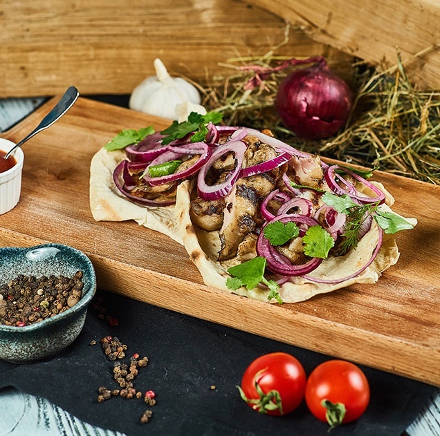 Шашлык из фермерской курицы