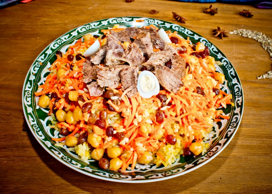 Плов праздничный с говядиной + шакар - об