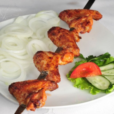 Шашлык из куриных крыльев