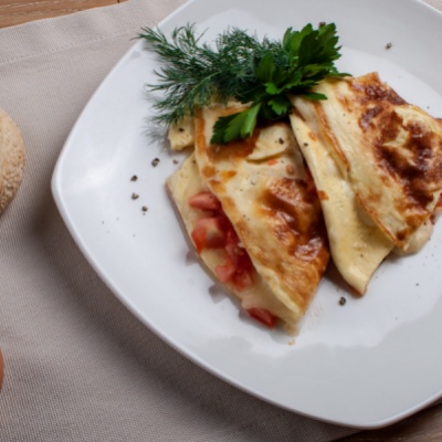 Омлет с ветчиной и сыром