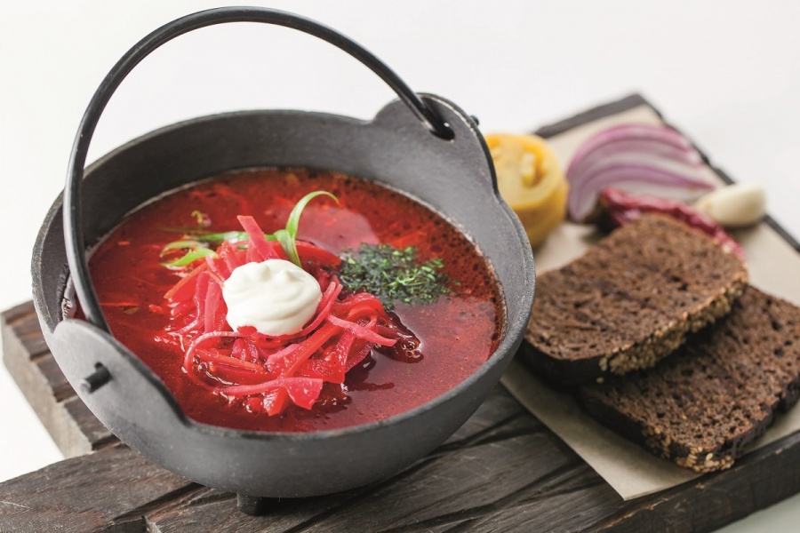 Казачий борщ с говядиной