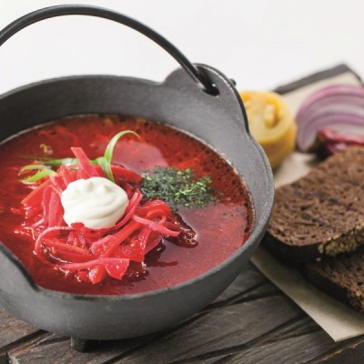 Казачий борщ с говядиной