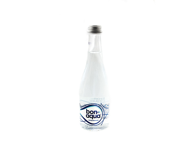 Bon Aqua газированная в стекле
