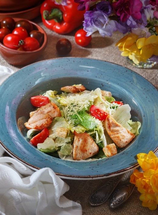 Цезарь с курицей