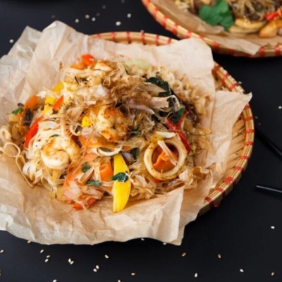 Лапша с морепродуктами «Фо Хай Сан»