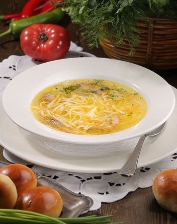 Суп-лапша с курицей
