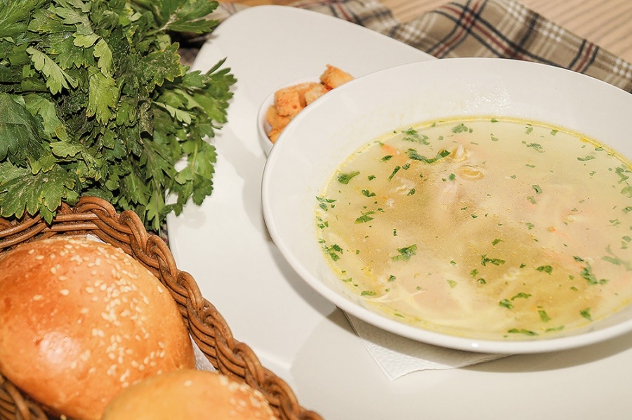 Лапша с курицей