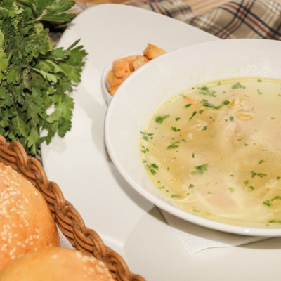 Лапша с курицей