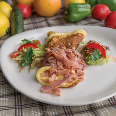 Омлет с ветчиной и сыром