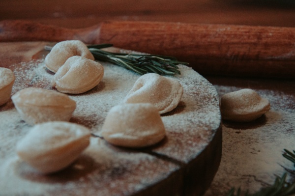 Пельмени с говядиной и грибами