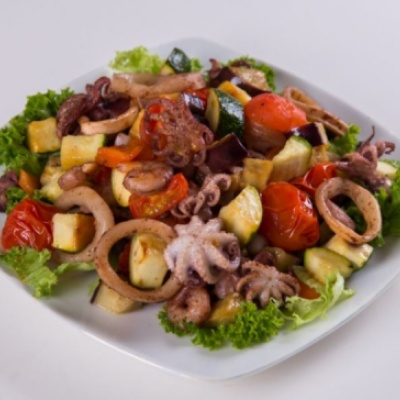 Салат с морепродуктами