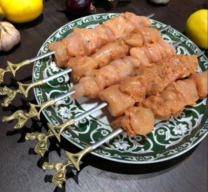 Куриная мякоть маринованная