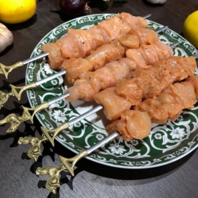 Куриная мякоть маринованная