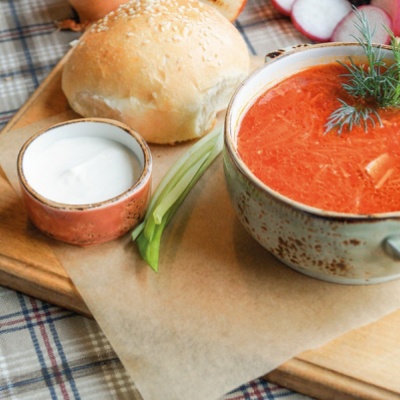 Борщ Кубанский с говядиной