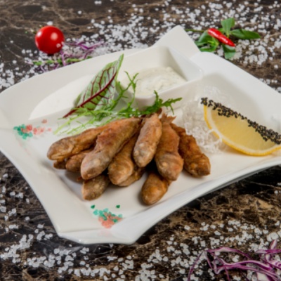 Барабуля черноморская с соусом фиш