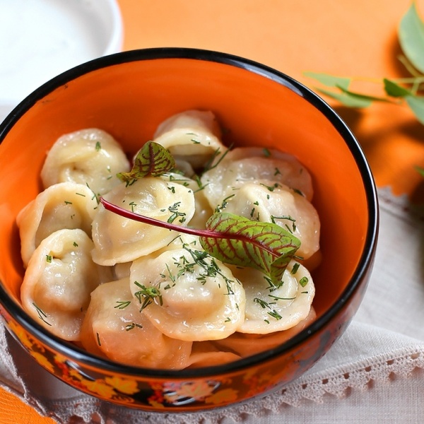 Пельмени из мраморной говядины