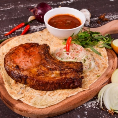Шашлык из свинины антрекот