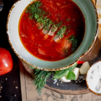 Борщ с уткой