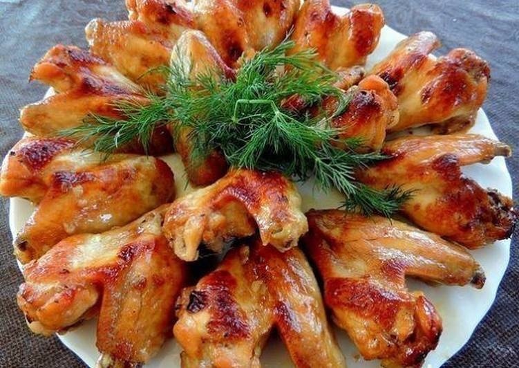 Шашлык куриных крыльев