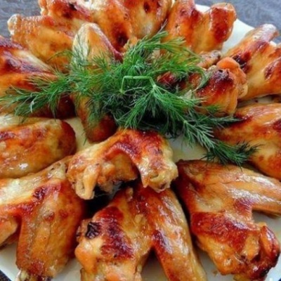 Шашлык куриных крыльев