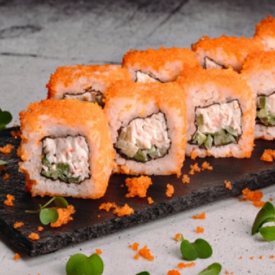 Калифорния каппа маки с икрой