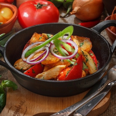 Оджахури с курицей