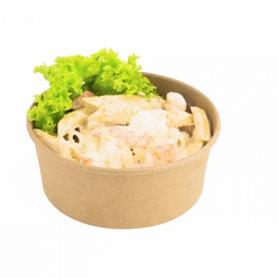 Пенне с морепродуктами в сливочном соусе