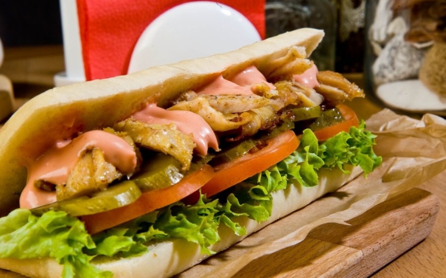 Панини с курицей