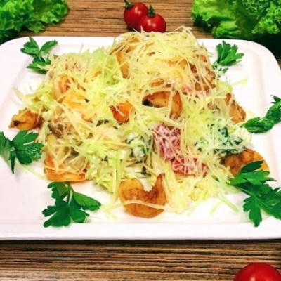 Цезарь с креветками