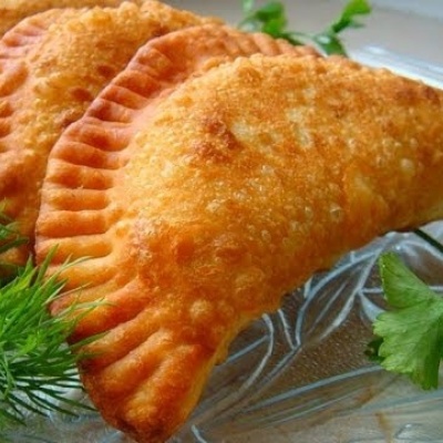 Чебурек с бараниной и телятиной