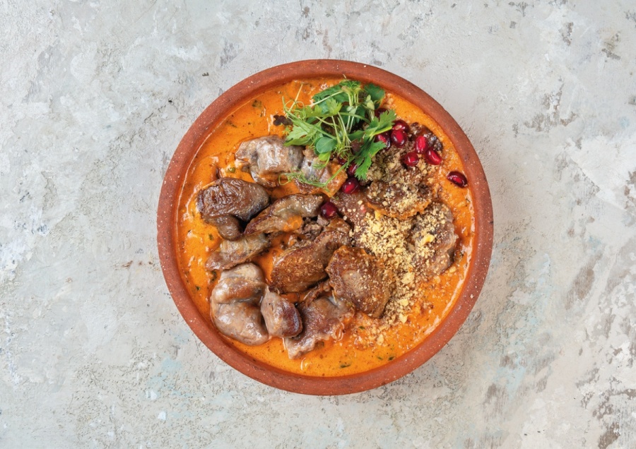 Кучмачи с орехами и аджикой